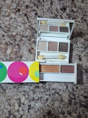 Clinique Neutral & Warm Shimmer Eyeshadow Set - Cream, Brown, Gold